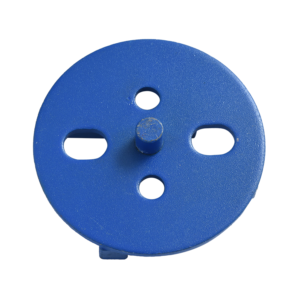 #50 Obyčajných päť jamiek a štyri zuby (so stĺpom) hlava rezačky podlahových diamantov